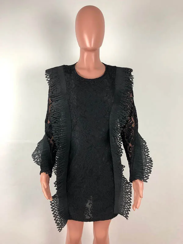 Butterfly Sleeve Lace See Through Mini Dress Bodycon Dress Solid O-neck Sheath Mini Evening Party Women Summer Dresses Vestidos
Butterfly Sleeve Lace See Through Mini Dress Bodycon Dress Solid O-neck Sheath Mini Evening Party Women Summer Dresses Vestidos