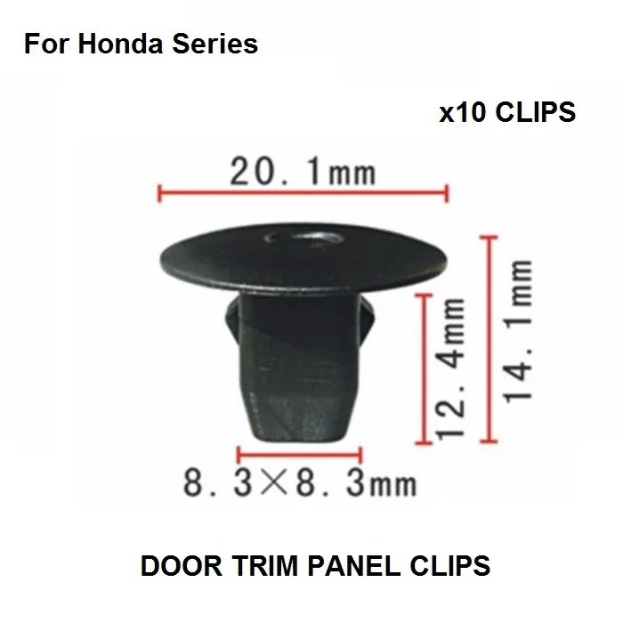 10x Nylon For Honda Accord Fender Apron Grommet Clip Tapping Screw 5mm 20x12x9mm / Mudguard fixed buckle
10x Nylon For Honda Accord Fender Apron Grommet Clip Tapping Screw 5mm 20x12x9mm / Mudguard fixed buckle