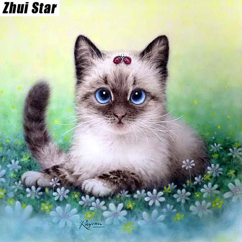 New Full Square Diamond 5D DIY Diamond Painting "cute cat" Embroidery Cross Stitch Rhinestone Mosaic Painting Home Decor Gift
New Full Square Diamond 5D DIY Diamond Painting "cute cat" Embroidery Cross Stitch Rhinestone Mosaic Painting Home Decor Gift