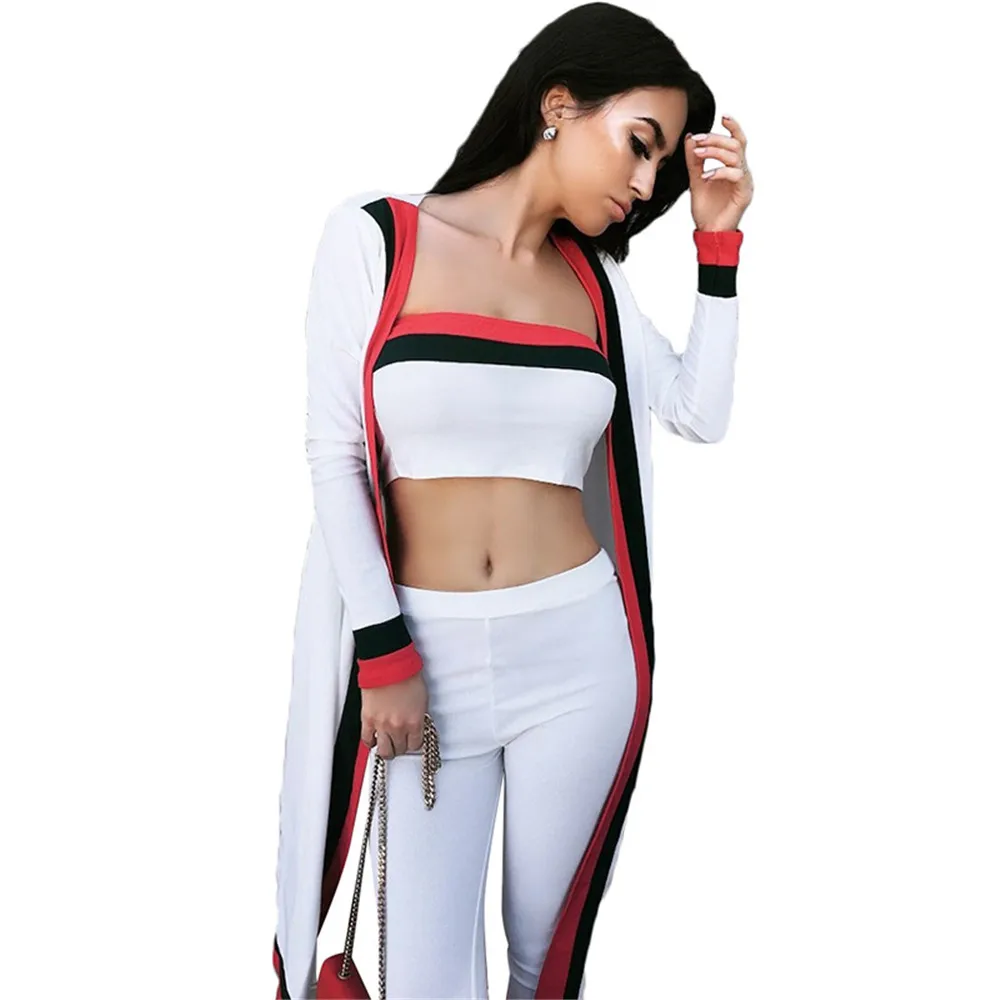 2019 Spring Hot African Dashiki Three-piece Suit Sexy Women Stripe Plus Size Wide-Waisted Coats Leggings Tube top Outerwear
2019 Spring Hot African Dashiki Three-piece Suit Sexy Women Stripe Plus Size Wide-Waisted Coats Leggings Tube top Outerwear