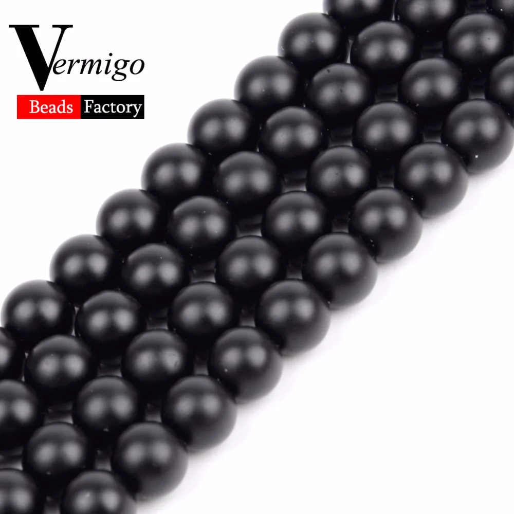 Natural Stones Round Matte Black Agates Beads For Needlework Jewelry Making Semi Precious Stone Diy Bracelet Necklace 15"Strand
Natural Stones Round Matte Black Agates Beads For Needlework Jewelry Making Semi Precious Stone Diy Bracelet Necklace 15"Strand