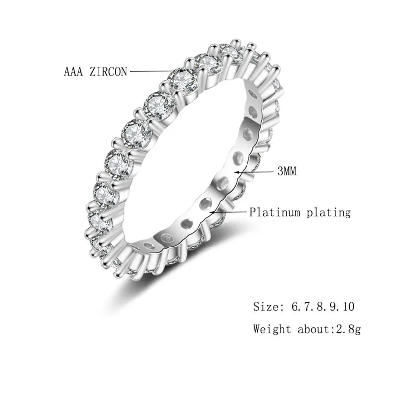 Cuteeco Luxury Pan Jewelry White Color Cubic Zirconia Simple Ring For Women Wedding Engagement Jewelry Gifts
Cuteeco Luxury Pan Jewelry White Color Cubic Zirconia Simple Ring For Women Wedding Engagement Jewelry Gifts