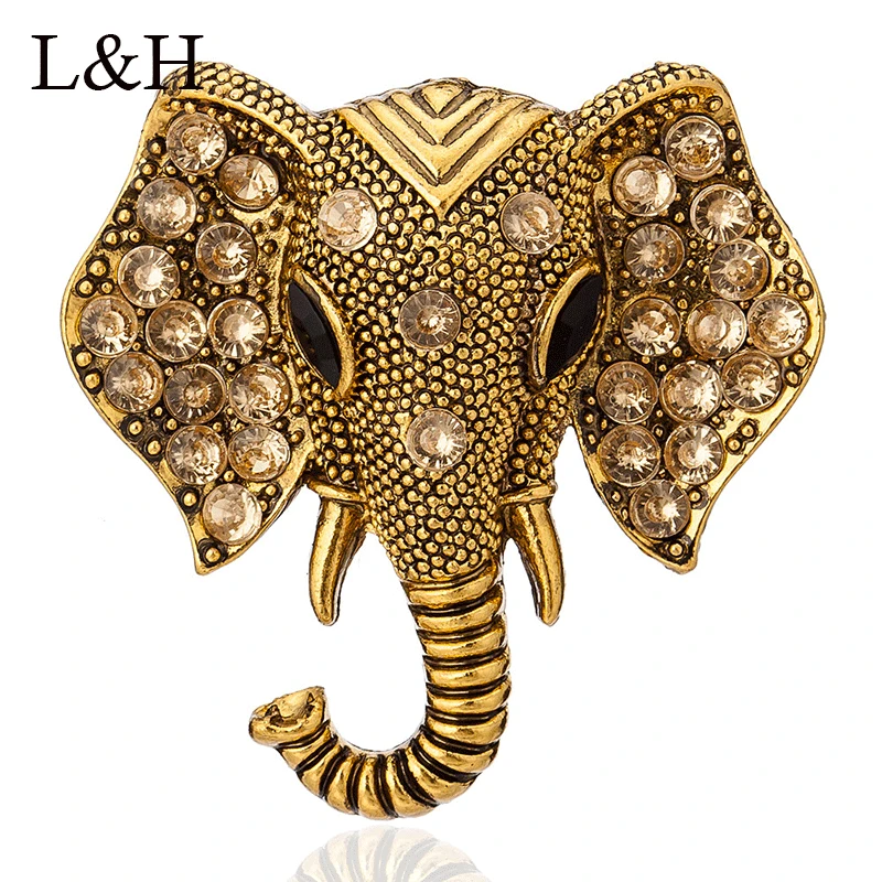 Vintage Luxury Gold Silver Color Rhinestone Elephant Brooches Pins Women Fashion Jewelry Scarf Clip Corsage Brand Bijoux Brooch
Vintage Luxury Gold Silver Color Rhinestone Elephant Brooches Pins Women Fashion Jewelry Scarf Clip Corsage Brand Bijoux Brooch
