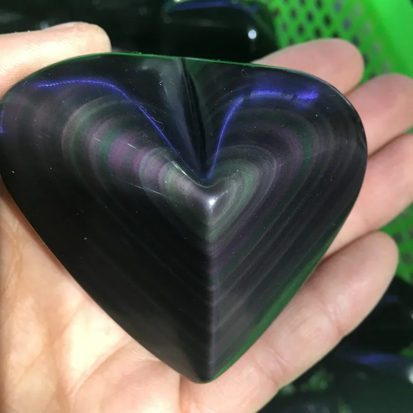 160-170g polished Natural rainbow obsidian crystal stone heart reiki healing beautiful crystals gemstone as gift
160-170g polished Natural rainbow obsidian crystal stone heart reiki healing beautiful crystals gemstone as gift