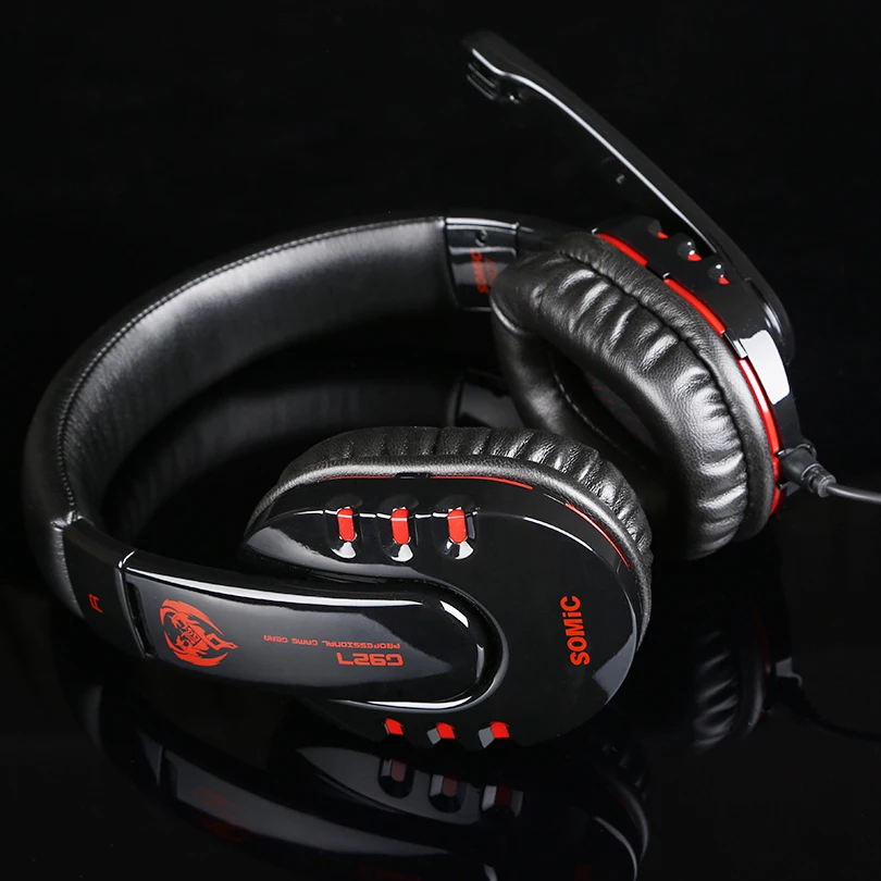 Somic G927 стерео 7.1 объемный Pro usb-игровых гарнитура наушники глубокий бас наушников с