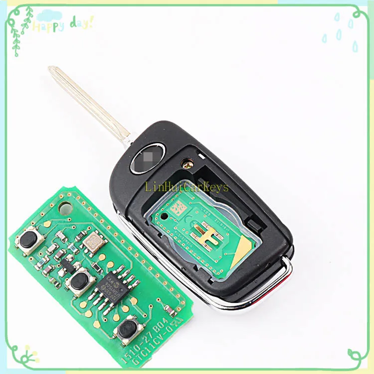 PINECONE for JAC S3 Car Key 3 Buttons 433 Mhz 46 Chip Uncut Brass Blade Original Parts Replace Remote Blank Key With Logo1 PC
PINECONE for JAC S3 Car Key 3 Buttons 433 Mhz 46 Chip Uncut Brass Blade Original Parts Replace Remote Blank Key With Logo1 PC