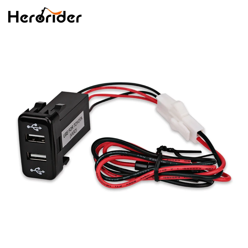 Зарядное устройство Herorider с двумя USB-портами, автомобильное зарядное устройство с двумя USB-портами для Toyota 12 В, автомобильное зарядное устрой...
Зарядное устройство Herorider с двумя USB-портами, автомобильное зарядное устройство с двумя USB-портами для Toyota 12 В, автомобильное зарядное устрой...