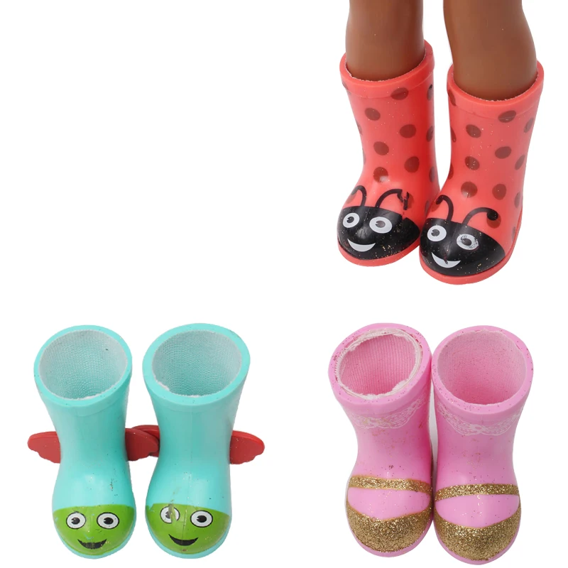 14.5 inch Girls doll shoes Cute cartoon boots waterproof shoes American new born accessories Baby toys x26
14.5 inch Girls doll shoes Cute cartoon boots waterproof shoes American new born accessories Baby toys x26