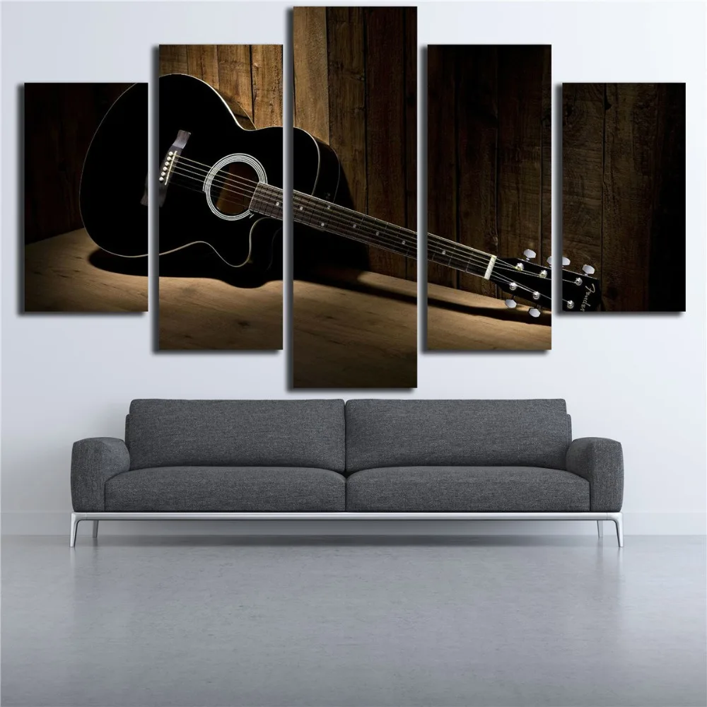 Gohipang Modern Home Decoration Living Room Wall Framework 5 Pieces Music Guitar Art Paintings Poster Modular Canvas HD Printing
Gohipang Modern Home Decoration Living Room Wall Framework 5 Pieces Music Guitar Art Paintings Poster Modular Canvas HD Printing