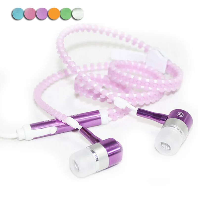 Glow Zipper Earphones Luminous earphone Light Metal earpiece Glow In The Dark MIC for Iphone Samsung Xiaomi Sport for PDA MP4
Glow Zipper Earphones Luminous earphone Light Metal earpiece Glow In The Dark MIC for Iphone Samsung Xiaomi Sport for PDA MP4