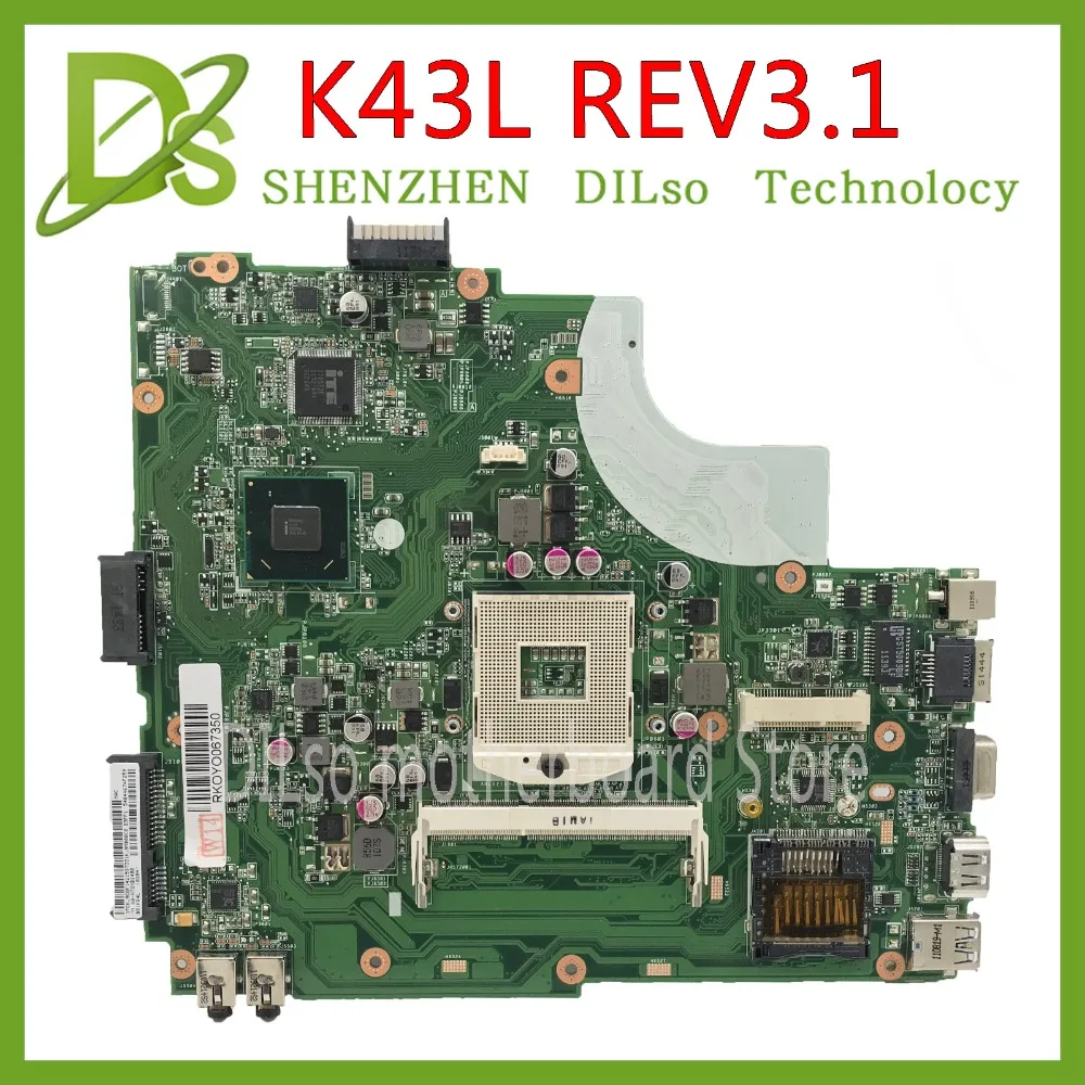 KEFU K43L Материнская плата ASUS K43LY X84HR K84HR K43L X84H ноутбук моли Материнская плата ноутбука REV3.1 Оригинальная работа материнская плата
KEFU K43L Материнская плата ASUS K43LY X84HR K84HR K43L X84H ноутбук моли Материнская плата ноутбука REV3.1 Оригинальная работа материнская плата