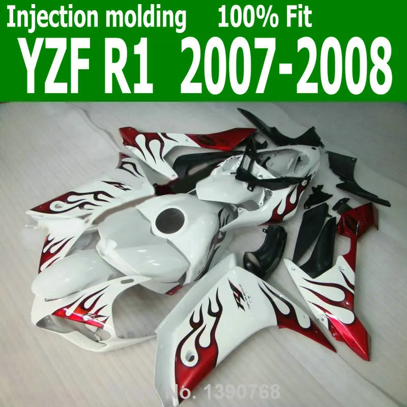 100% подходит для обтекателей YAMAHA YZF R1 07 08 (белое и красное пламя) инъекционный комплект обтекателей CQ13
100% подходит для обтекателей YAMAHA YZF R1 07 08 (белое и красное пламя) инъекционный комплект обтекателей CQ13