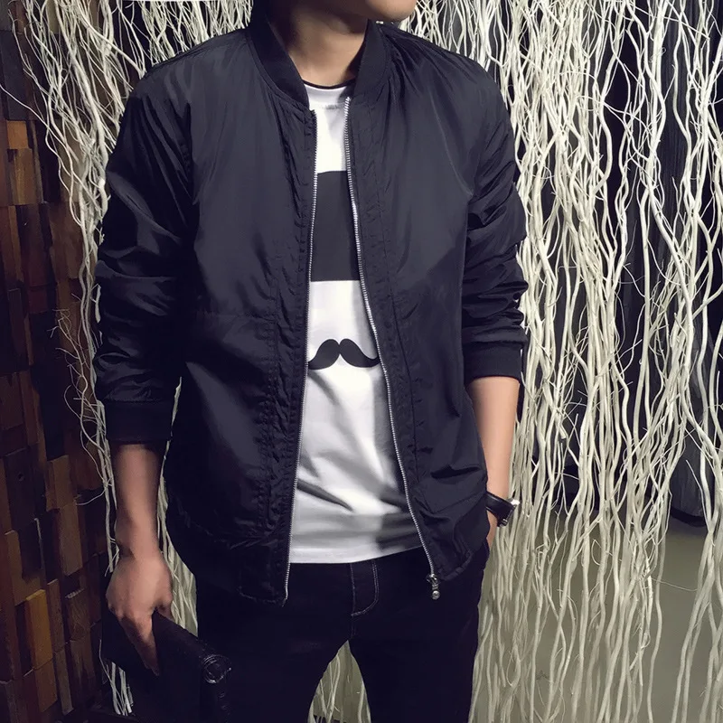 BOU The new youth spring CO 2020 baseball windbreaker casual men's collar pure color jacket
BOU The new youth spring CO 2020 baseball windbreaker casual men's collar pure color jacket