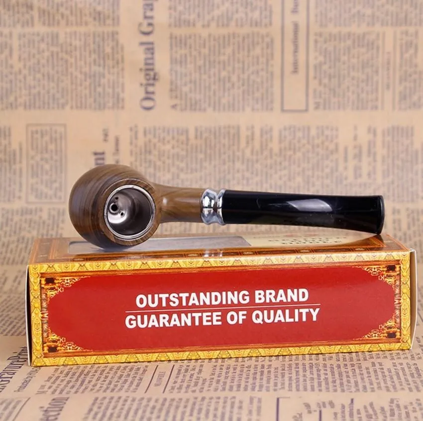 Wholesale Handmade Durable Classic Wooden Smooth Standard chimney Smoking Tobacco Pipe Bent Type black color birthdays gifts
Wholesale Handmade Durable Classic Wooden Smooth Standard chimney Smoking Tobacco Pipe Bent Type black color birthdays gifts
