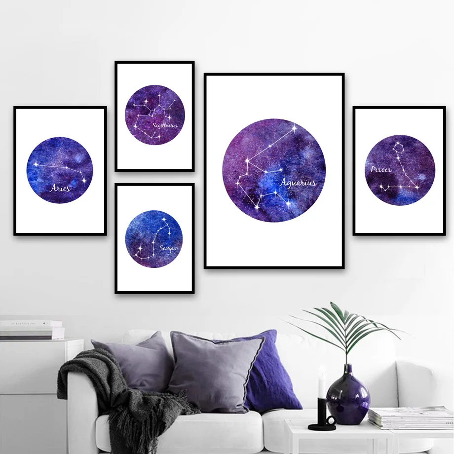 Zodiac Constellation Starry Sky Occult Wall Art Canvas Painting Nordic Posters And Prints Wall Pictures For Living Room Decor
Zodiac Constellation Starry Sky Occult Wall Art Canvas Painting Nordic Posters And Prints Wall Pictures For Living Room Decor
