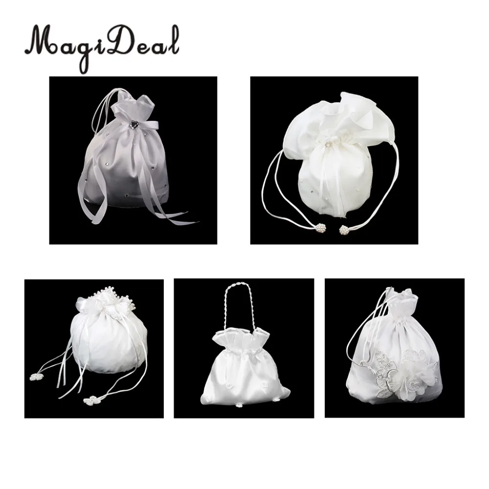MagiDeal Satin Pearl Rhinestone Wedding Bridal Flowers Girls Dolly Bag Handbag Wedding Party Favors Gifts Candy Bag
MagiDeal Satin Pearl Rhinestone Wedding Bridal Flowers Girls Dolly Bag Handbag Wedding Party Favors Gifts Candy Bag