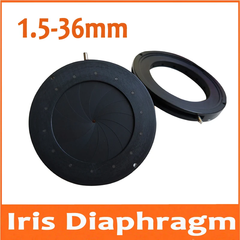 20pcs 1.5-36MM Digital Camera Microscope Light Regulator Adapter Zoom Optical Iris Diaphragm Aperture Condenser with 14 Blades
20pcs 1.5-36MM Digital Camera Microscope Light Regulator Adapter Zoom Optical Iris Diaphragm Aperture Condenser with 14 Blades