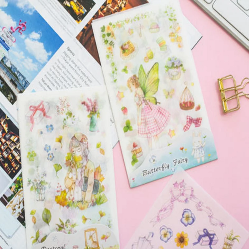 1pack/lot Deer Fairy Girl DIY Watercolor Self-adhesive Paper Sticker Hand Account Diary Cute Decorative Label Student Party Gift
1pack/lot Deer Fairy Girl DIY Watercolor Self-adhesive Paper Sticker Hand Account Diary Cute Decorative Label Student Party Gift