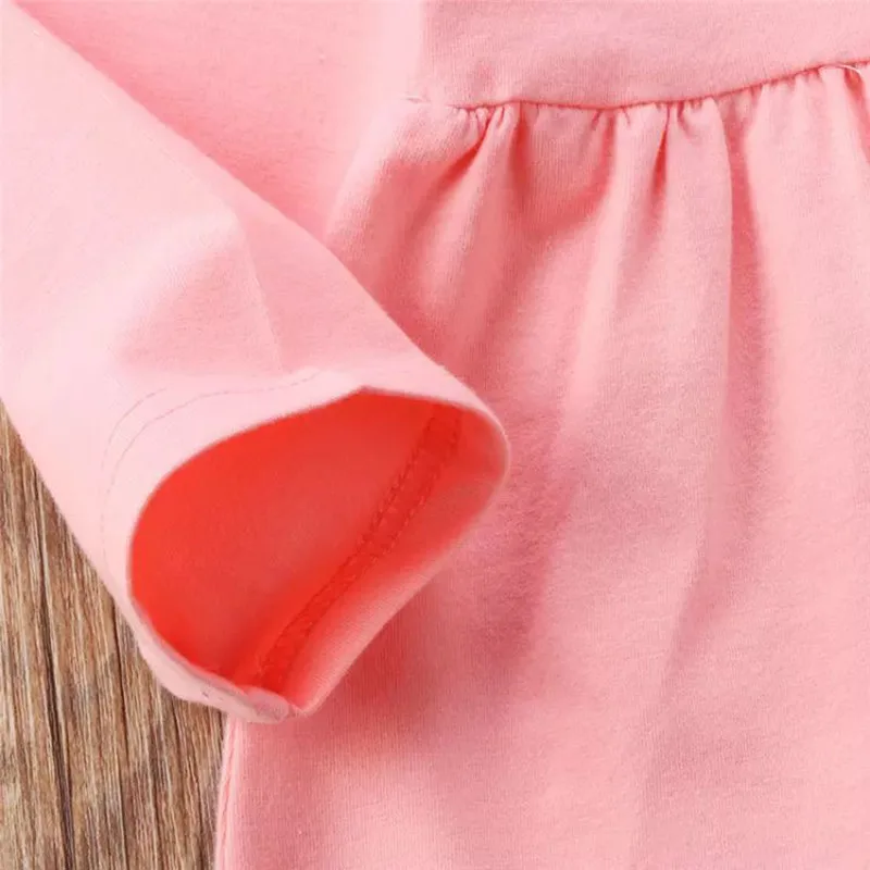Одежда для маленьких девочек наряды с единорогом розовые топы платье длинные