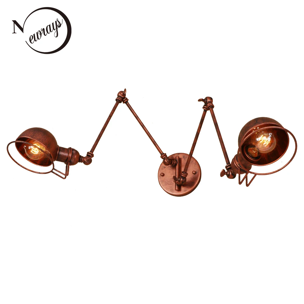 Vintage iron painted minimaliast rust wall lamp LED E27 220V wall light with lampshade for living room bedroom restaurant office
Vintage iron painted minimaliast rust wall lamp LED E27 220V wall light with lampshade for living room bedroom restaurant office