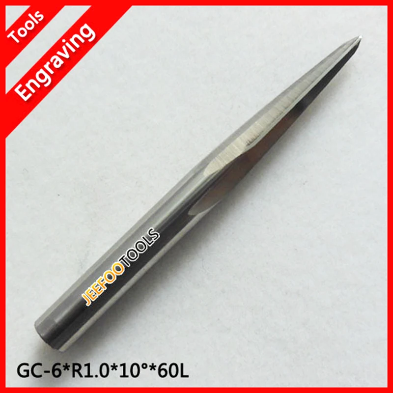6*30H*R1.0*10 Degree*60L Taper Ball End Mill For Engraving Wood Material/Wood Engravig Bits /Hard Wod BitsVC
6*30H*R1.0*10 Degree*60L Taper Ball End Mill For Engraving Wood Material/Wood Engravig Bits /Hard Wod BitsVC