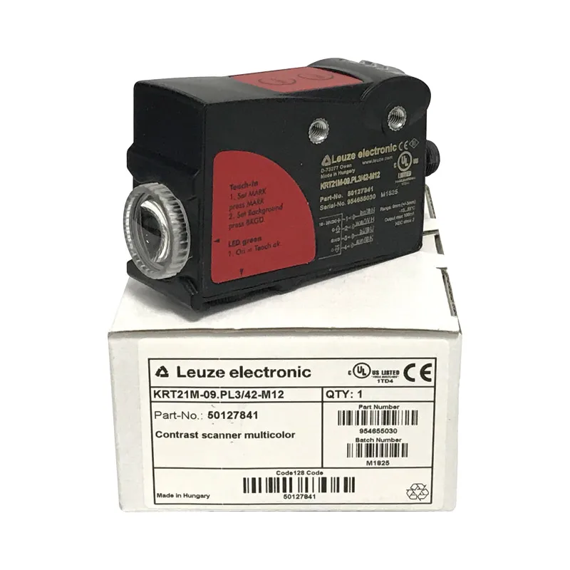 Leuze Electronic Contrast Scanner Multicolor Sensor/ Photoelectric Proximity Sensor
Leuze Electronic Contrast Scanner Multicolor Sensor/ Photoelectric Proximity Sensor
