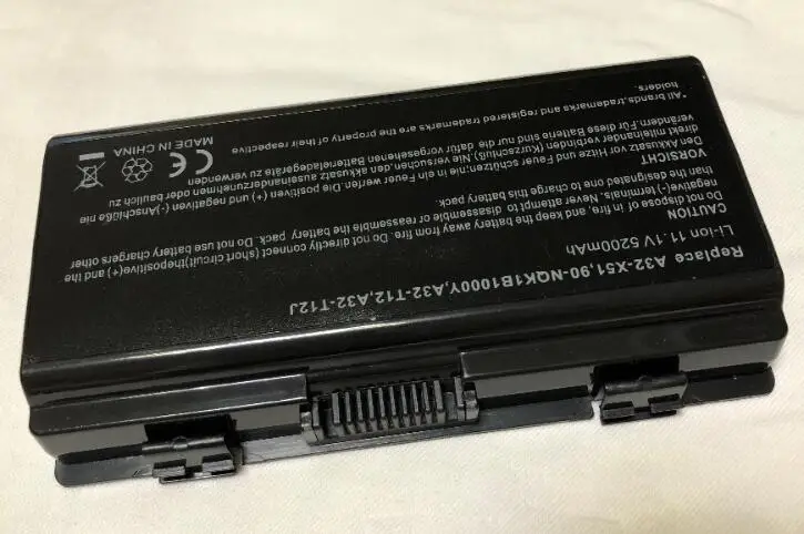 A32-T12 Laptop Battery For Asus A32-X51 90-NQK1B1000Y X58 T12 T12C X51H X51C X51R X58C X58L X51L
A32-T12 Laptop Battery For Asus A32-X51 90-NQK1B1000Y X58 T12 T12C X51H X51C X51R X58C X58L X51L