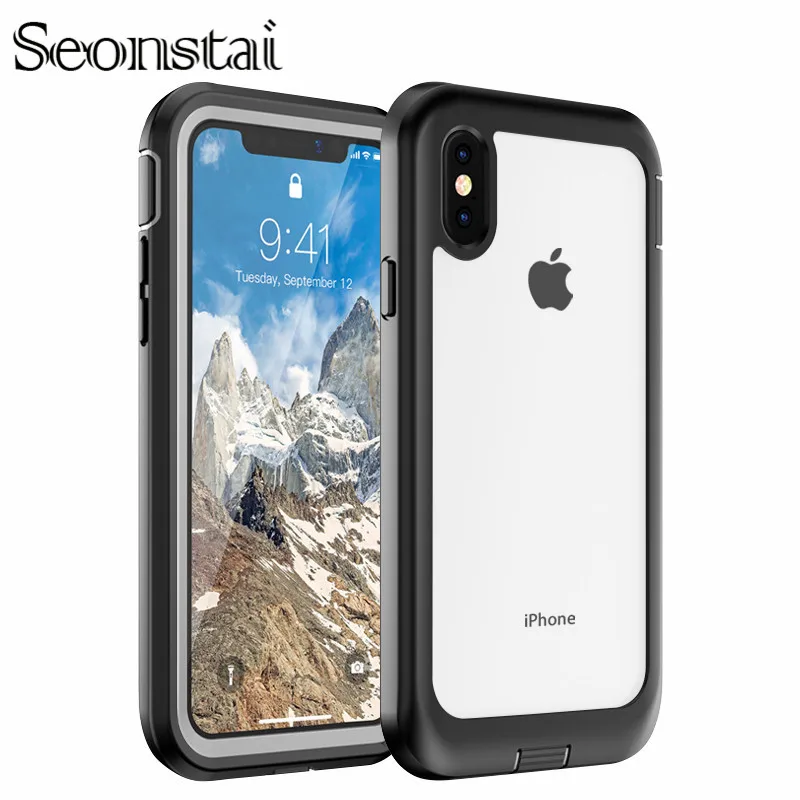 Всего тела противоударные Чехлы для iPhone 7 8 Plus x xs xr xsmax Обложка 360 защиты оболочки