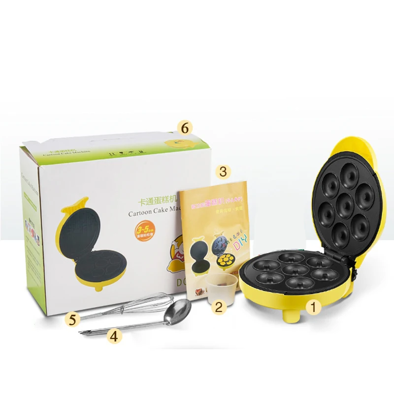 Home Automatic Electric Mini Doughnut Maker Cake Machine Double-sided Heating Cooking Machine for Kitchen 220V
Home Automatic Electric Mini Doughnut Maker Cake Machine Double-sided Heating Cooking Machine for Kitchen 220V