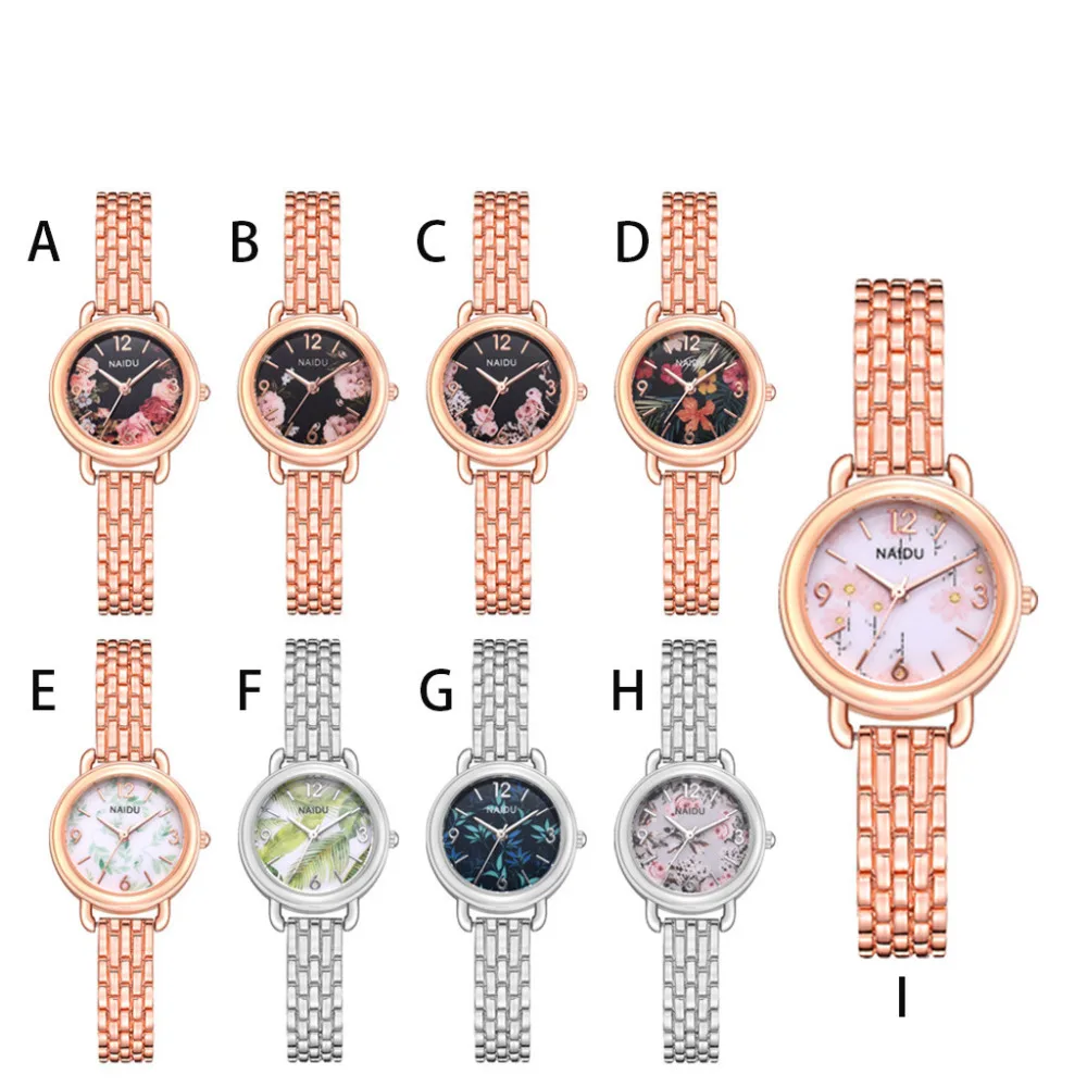 Часы наручные женские кварцевые люксовые модные с браслетом из нержавеющей