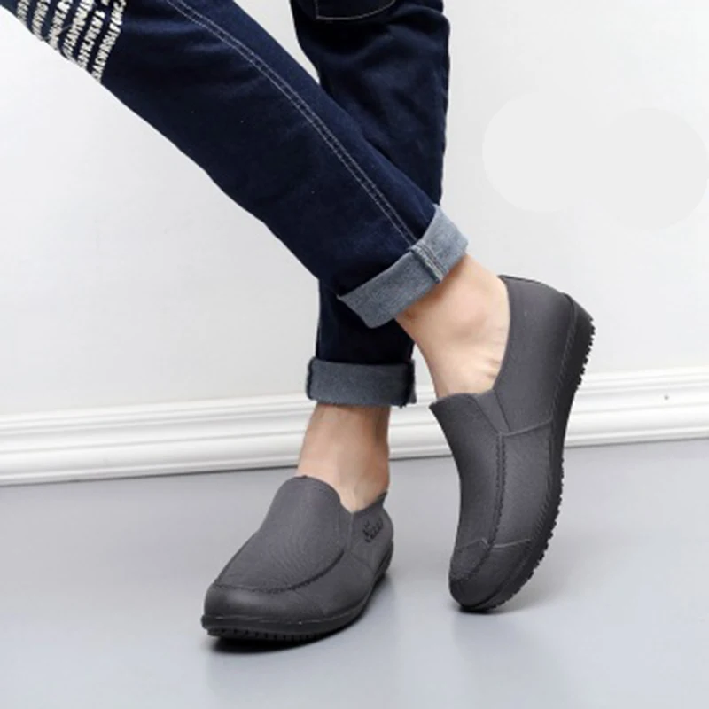 2018 Fall Fashion Men Rain Boots PVC Water Shoes Wear Male Slip Help Water Boots Large yard Imitation leather Men Shoes NO.133
2018 Fall Fashion Men Rain Boots PVC Water Shoes Wear Male Slip Help Water Boots Large yard Imitation leather Men Shoes NO.133