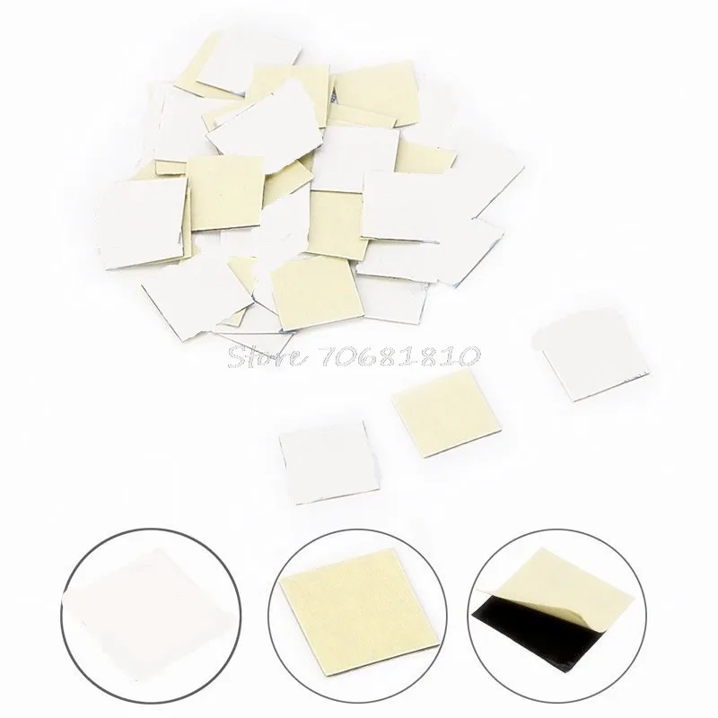 50Pcs 14*14mm Sticker Thermal Double Side Adhesive Tape Heatsink For CPU Screen Drop Shipping
50Pcs 14*14mm Sticker Thermal Double Side Adhesive Tape Heatsink For CPU Screen Drop Shipping