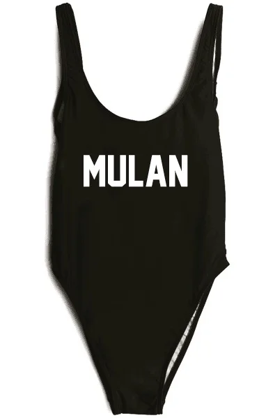 MULAN Bodysuit Women Sexy One Piece suits Girls Romper Top Bathing suit Jumpsuits Rompers Female Open Low Back Swimwear
MULAN Bodysuit Women Sexy One Piece suits Girls Romper Top Bathing suit Jumpsuits Rompers Female Open Low Back Swimwear