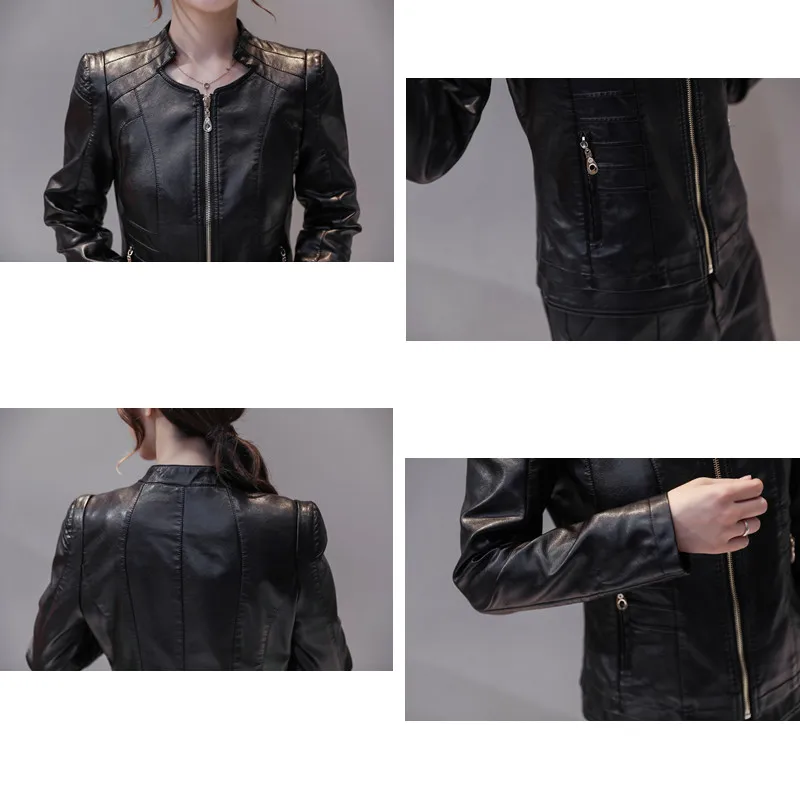 New M-4XL Women Leather Jacket 2018 Casual Winter Leather Jacket Women Plus Size Female Faux Leather Pu Leather Coat
New M-4XL Women Leather Jacket 2018 Casual Winter Leather Jacket Women Plus Size Female Faux Leather Pu Leather Coat
