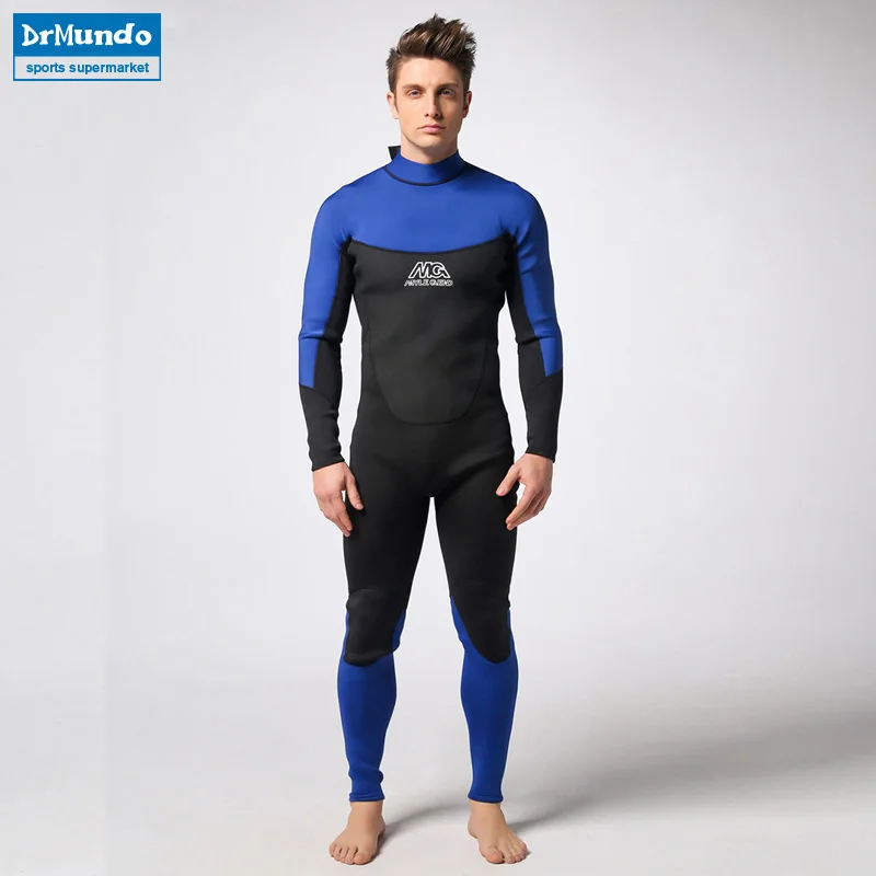 Spearfishing Piece Wetsuit thickened 3MM Neoprene Scuba Diving Suit Surfing Wetsuits winter swimming Triathlon Anti-UV clothing | Спорт и