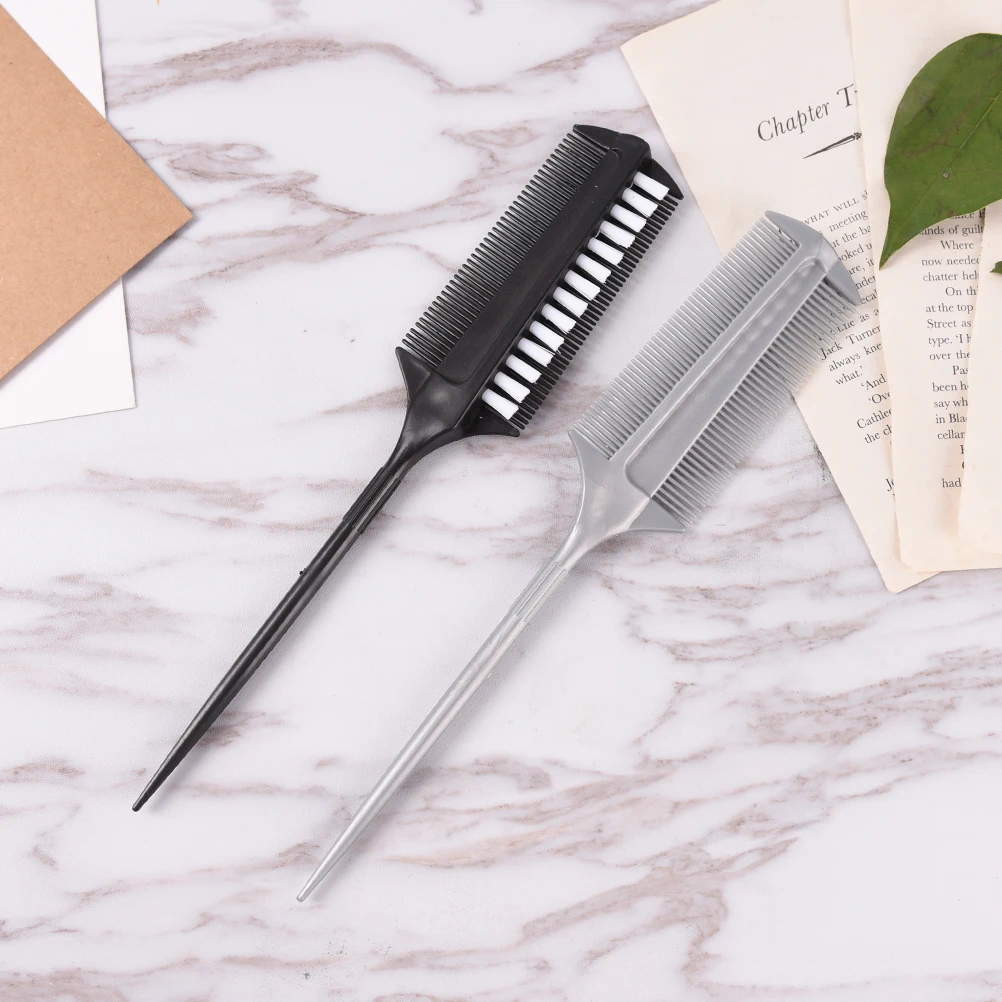 23cm Double Side Professional Hairdressing Dye Comb Barber Tinting Combs Salon Hair Color Brushes Hair Drying Brush Color Random
23cm Double Side Professional Hairdressing Dye Comb Barber Tinting Combs Salon Hair Color Brushes Hair Drying Brush Color Random