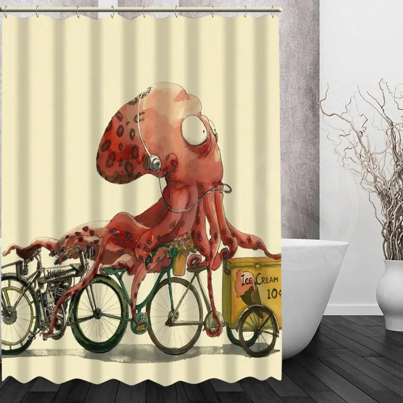 Print Art Vintage Octopus Bath Curtains New Classical Design Bathroom Modern Shower Curtain
Print Art Vintage Octopus Bath Curtains New Classical Design Bathroom Modern Shower Curtain