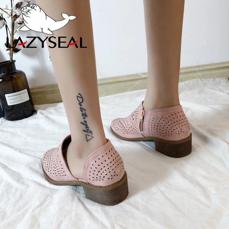 LazySeal 2019 S Women Shoes Pumps For Women Hollow Sandals Zipper Shallow Women Pump Girl Square Heel Shoes For Ladies
LazySeal 2019 S Women Shoes Pumps For Women Hollow Sandals Zipper Shallow Women Pump Girl Square Heel Shoes For Ladies