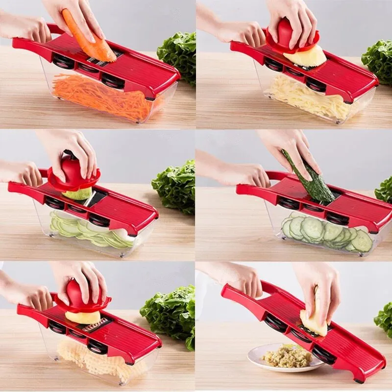 Creative Multi-function Vegetable Fruit Slicers Cutter Adjustable Stainless Steel Blades Grater Peeler Slicer
Creative Multi-function Vegetable Fruit Slicers Cutter Adjustable Stainless Steel Blades Grater Peeler Slicer