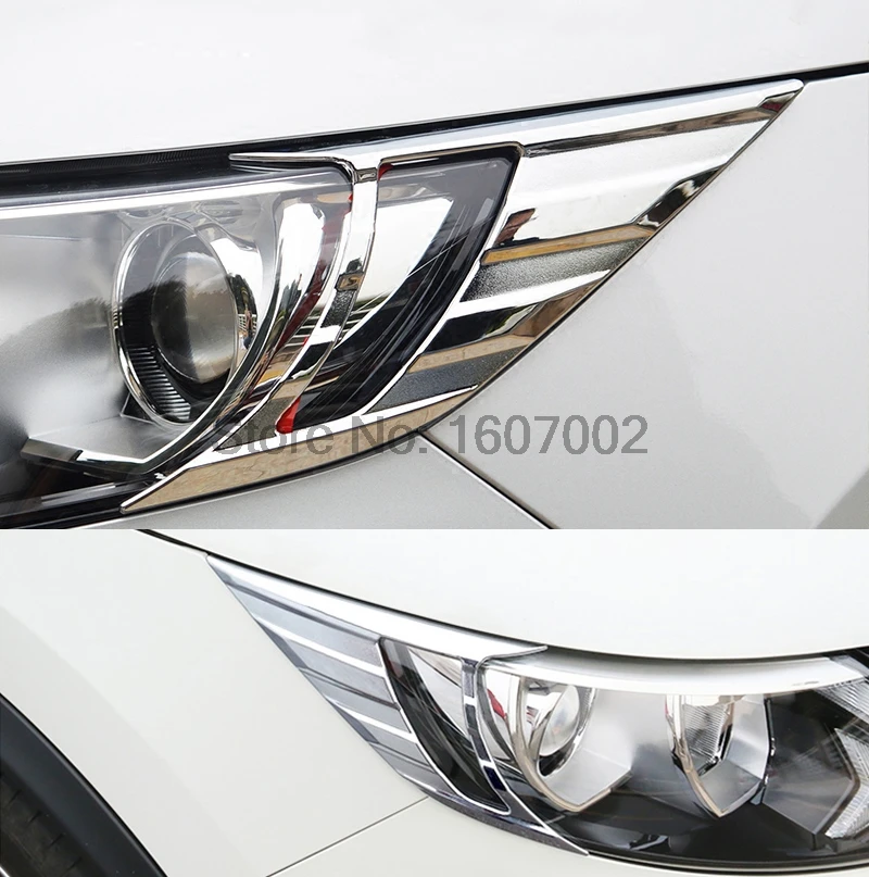 Налобный фонарь для NISSAN QASHQAI J11 2014 2015 2016 ABS хромированный налобный декоративная