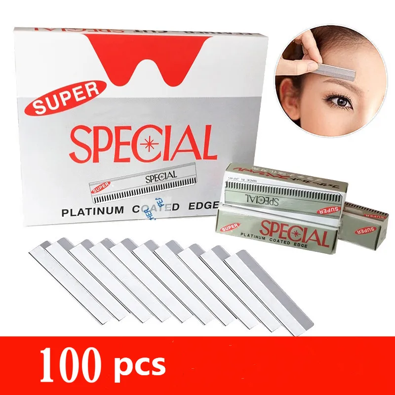 Permanent Makeup Stainless Steel Microblading EYEBROW RAZOR Pack of 100 white tattoo supplies for eyebrow tattoo
Permanent Makeup Stainless Steel Microblading EYEBROW RAZOR Pack of 100 white tattoo supplies for eyebrow tattoo