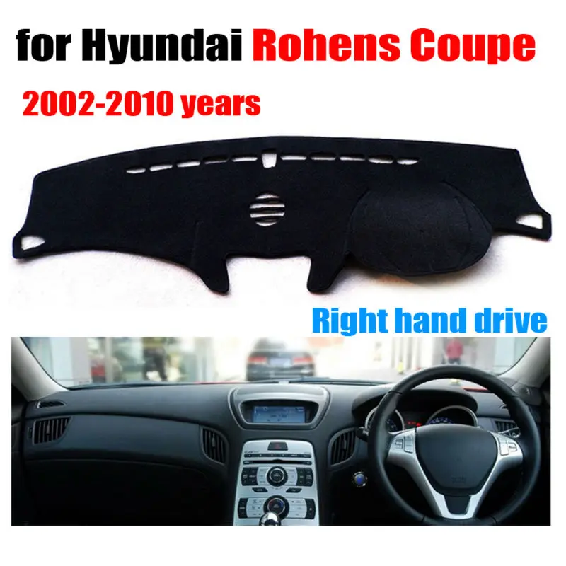 Автомобильный коврик RKAC для приборной панели Hyundai Rohens Coupe 2002-2010, коврик для правого руля, аксессуары для автомобиля
Автомобильный коврик RKAC для приборной панели Hyundai Rohens Coupe 2002-2010, коврик для правого руля, аксессуары для автомобиля