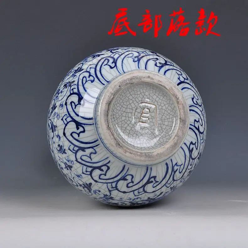 Jingdezhen ceramics painted underglaze blue and white porcelain antique flower shelf Home Furnishing crafts furnishings
Jingdezhen ceramics painted underglaze blue and white porcelain antique flower shelf Home Furnishing crafts furnishings