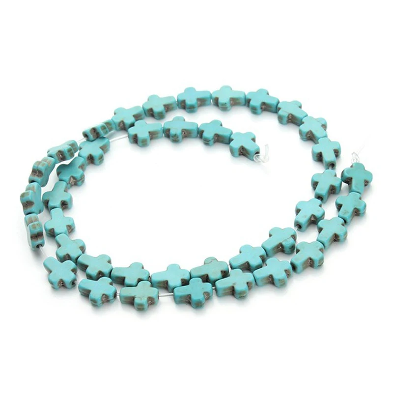 Blue Howlite Beads Cross Loose Turquoises Stone Beads For Jewelry Making DIY 8x10mm 12x16mm 15x20mm 18x25mm 20x30mm
Blue Howlite Beads Cross Loose Turquoises Stone Beads For Jewelry Making DIY 8x10mm 12x16mm 15x20mm 18x25mm 20x30mm
