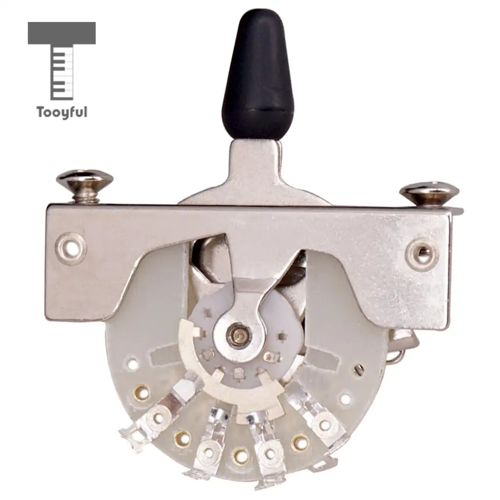 Tooyful 5 Way Lever Electric Guitar Pickup Toggle Selector Switch with Knob for ST SQ FD Electric Guitar Parts Accessories
Tooyful 5 Way Lever Electric Guitar Pickup Toggle Selector Switch with Knob for ST SQ FD Electric Guitar Parts Accessories