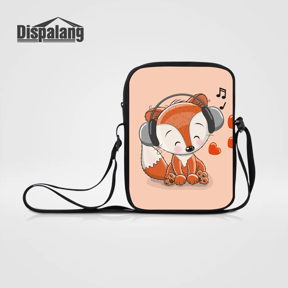 Dispalang Kawaii Cartoon Fox Printed Women Mini Messenger Bags Female Travel Shoulder Cross body Bag Animal Flap School Satchels
Dispalang Kawaii Cartoon Fox Printed Women Mini Messenger Bags Female Travel Shoulder Cross body Bag Animal Flap School Satchels