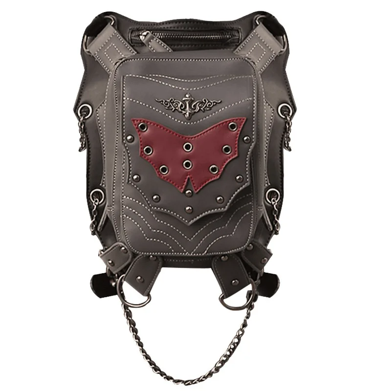 Vintage Rivet Bag Steam Punk Retro Rock Gothic Retro Bag Goth Shoulder Waist Bags Packs Victorian Style Women Men Leg Bag 
Vintage Rivet Bag Steam Punk Retro Rock Gothic Retro Bag Goth Shoulder Waist Bags Packs Victorian Style Women Men Leg Bag