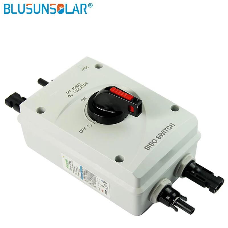2 pcs/lot High performance 4Pole 1000V DC 16Amp/32Amp Solar Electrical DC Isolator Switch with 2 pairs SOLAR Connectors
2 pcs/lot High performance 4Pole 1000V DC 16Amp/32Amp Solar Electrical DC Isolator Switch with 2 pairs SOLAR Connectors