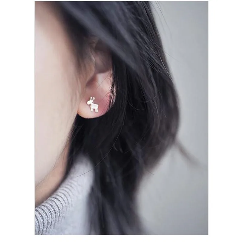 925 Sterling Silver Earring Christmas Style Snowflake Deer Stud Earring For Women Kids Chrismas Gifts Fashion Jewelry ES461
925 Sterling Silver Earring Christmas Style Snowflake Deer Stud Earring For Women Kids Chrismas Gifts Fashion Jewelry ES461
