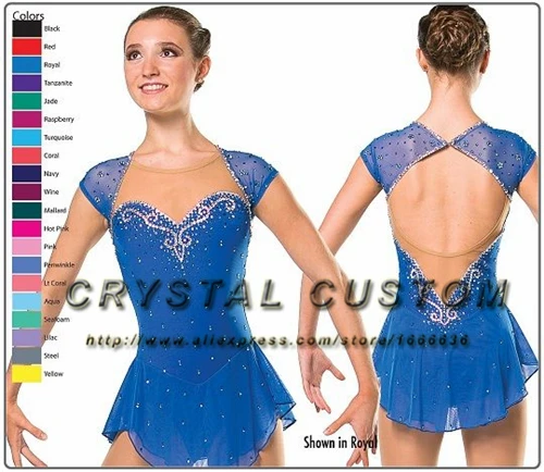 Custom Girls Ice Figure Skating Dress Graceful New Brand Kids Skating Dresses Competition DR3436
Custom Girls Ice Figure Skating Dress Graceful New Brand Kids Skating Dresses Competition DR3436